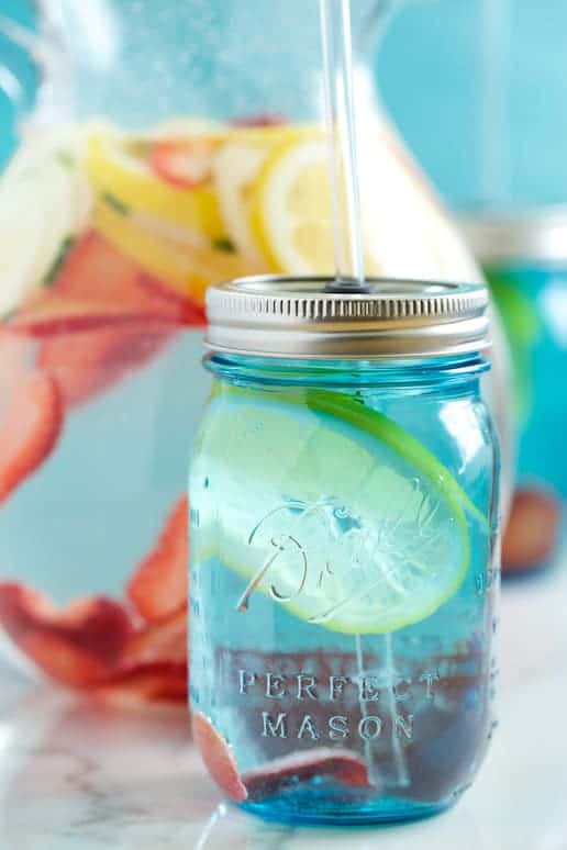 Host with Ease: Festive & Colorful Strawberry Spa Water for Parties